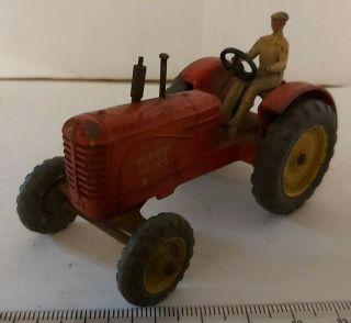 Dinky Toys Farm Tractor Massey Harris Made In England By Meccano Ltd