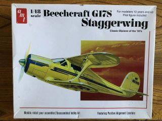Beechcraft G17s Staggerwing 1/48 Scale Plastic Model Kit