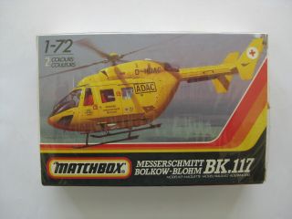 1|72 Model Helicopter Messerschmitt Bolkow - Blohm Bk.  117 Matchbox D12 - 2937