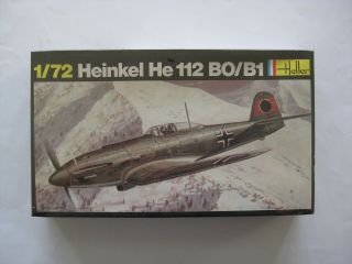 1|72 Model Plane Heinkel He 112 Bo/b1 Heller D12 - 2140