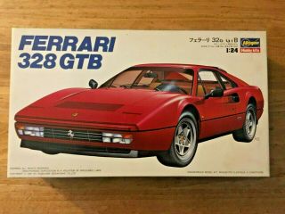 Hasegawa (ca - 3) 1/24 Scale Ferrari 328 Gtb Model Kit W/ Photo - Etch Parts -
