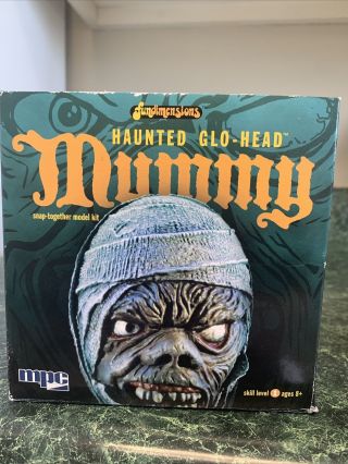 Mpc Fundimensions Haunted Glo - Head Mummy All Snap - Together Model Kit