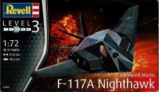1/72 Revell 03899; Lockheed Martin F - 117a Nighthawk