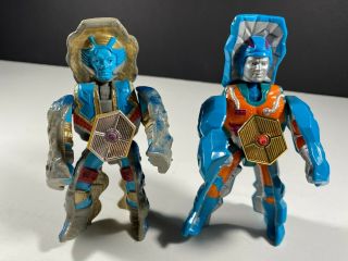 Vintage Motu He - Man Set Of 2 Stondar And Rokkon Stone Creatures - Complete