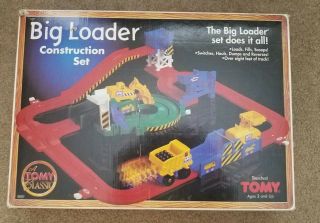 Vintage 1991 Tomy Big Loader Construction Set 5001 Plastic Toy