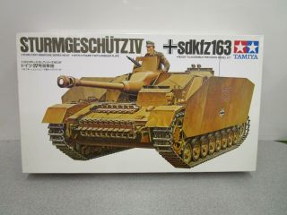 Tamiya 35087,  1/35 Scale Sturmgeschutziv Sdkfz163.  Ww2 German Tank No.  87