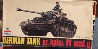 Esci German Tank Pz.  Kpfw.  Iv H Model Kit 8023 1:72 Parts