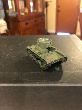 Soviet Russian Tank Painted 1/72 Scale World War Two