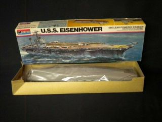 Monogram Aircraft Carrier Uss Eisenhower Scale Model Kit