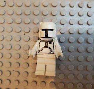 Lego Star Wars White Boba Fett 30th Anniversary Version Custom