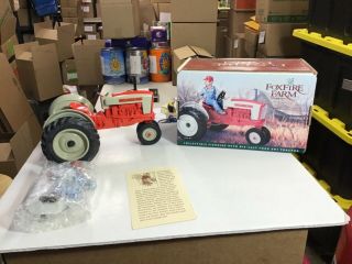 Ertl - Foxfire Farm Ford 901 Tractor,  With Figurine,  Die Cast Metal,  Pre - Owned