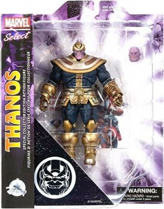Marvel Diamond Select Disney Exclusive Thanos Avengers Infinity War Figure 2018