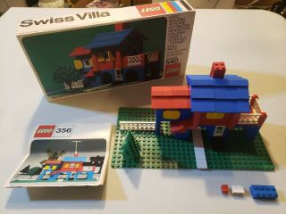 Vintage Lego 1973 540 Swiss Villa W/instructions & Box - Missing Antenna