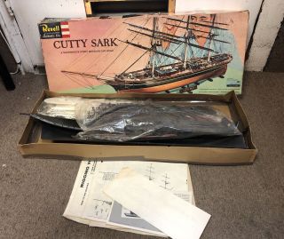 Vintage 1960 Revell Cutty Sark H - 364:995 Model Kit Box