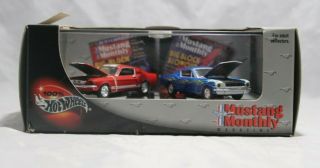 Hot Wheels 100 2 Car Set Mustang Monthly 