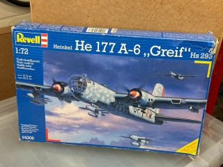 Revell 1/72 Heinkel He.  177 A - 6 " Greif " & Henschel Hs.  293