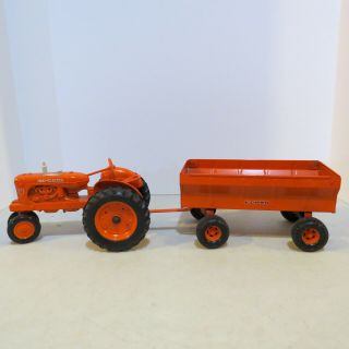Ertl Allis Chalmers Wd45 Tractor With Flare Wagon Set 1/16 Ac - 1209 - E