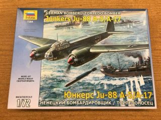 Zvezda 1/72 Junkers Ju - 88 A - 5/a - 17