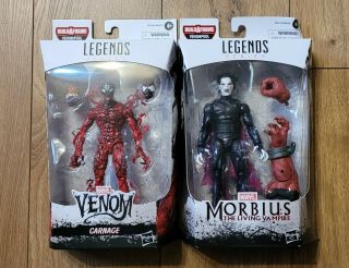 Marvel Legends Venompool Baf Carnage And Morbid - In Hand