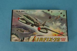Vintage Airfix M.  E.  262 1:72 Scale Model Military Airplane Kit 11 - 39 Unbuilt