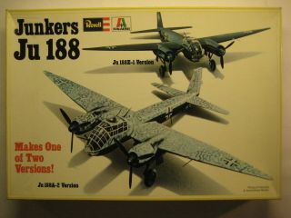 Revell/ Italaerei 1/72 Scale: Junkers Ju 188 German Bomber/ Recon.  Aircraft