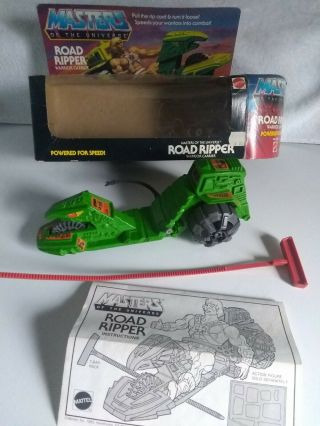 Vintage Motu Masters Of The Universe He - Man Road Ripper Vehicle Mattel