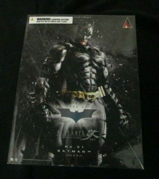 Batman Dc Comics Play Arts Action Figure Dark Knight Trilogy No.  1 Complete Box