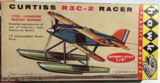 Hawk Curtiss R3c - 2 Racer 1/4” Open Model Kit ‘sullys Hobbies’