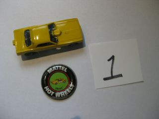 1969 Hotwheel Redline Snake Dragster Funny Car.  Yellow,  No Stickers