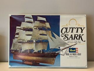1979 Revell Cutty Sark Clipper Sailing Ship Plastic Model Kit 5401