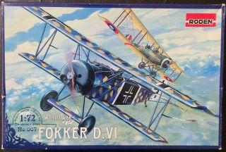 1/72 Roden 007: Fokker D.  Vi