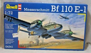 Revell1:72 Scale Model Kit 04341 Messerschmitt Bf 110 E - 1