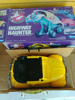 Highway Haunter Vintage Kenner Real Ghostbusters Car Complete W/ Ghost