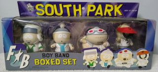 3 " South Park Finger Bang Boy Band Action Figure Set Mezco 2006 Cartman Kenny,