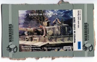 Warriors 35096 1/35 Waffen Ss Tank Crew - 4 Resin (partial) Figures,  No Box