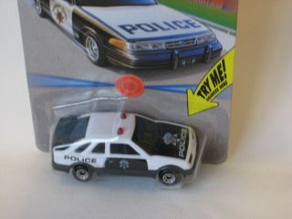 Matchbox Ford Sierra Xr4i Police Light & Sound Rare Usa Issue White And Black