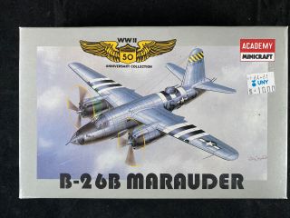 1992 Academy Minicraft B - 26b Marauder 1/144 Scale Model 4406 R32