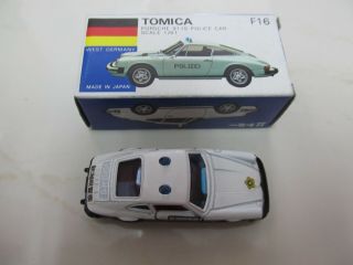 Tomica Porsche 911s Police Car F16 1/61