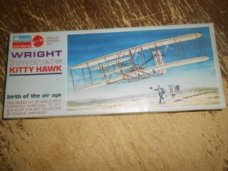 Monogram Wright Brothers Kitty Hawk Airplane Model Set Unstarted