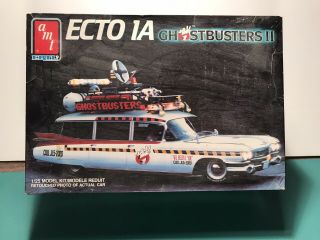 Amt 6017 Ghostbusters 1959 Ambulance Ecto 1:25 Model Incomplete,