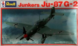 Revell 1:72 Junkers Ju87 Ju - 87 G - 2 Plastic Aircraft Model Kit 4153u