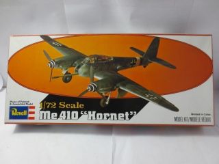 Me 410 " Hornet " Revell 1/72 Scale Plastic Airplane Model Kit Set