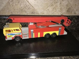 (very Rare) Majorette Fire Engine Made In France Scale 1:47 Rescue Unity