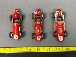 (3) Brumm Diecast Model Red Ferraris: 5,  1,  12 Made In Italy
