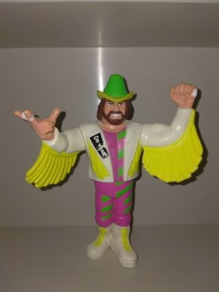 Wwf Hasbro Macho Man Randy Savage Jumper Wwe Wrestling Figures 1990 