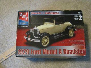 Amt 1/25 1929 Ford Model A Roadster Builds Stock Or Drag With 2 Bodies