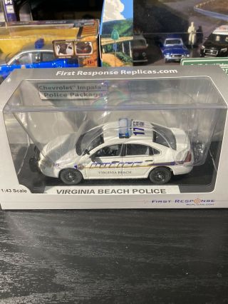 1/43 First Response Replicas Custom Virginia Beach Police Chevy Impala Diecast