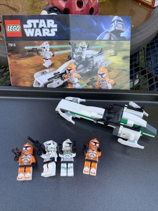Lego Star Wars 7913 Speeder Clone Trooper Battle Pack Complete Weapons