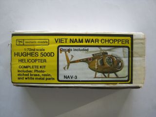 1|72 Model Helicopter Hughes 500d Viet Nam War Chopper Esoteric D12 - 2745