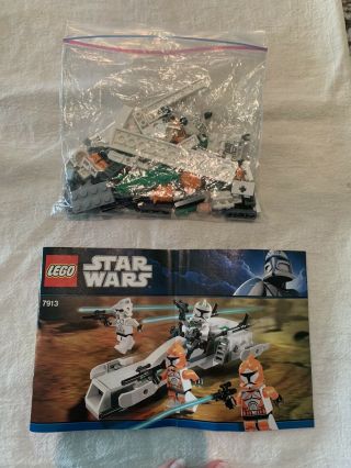 Lego Star Wars 7913 Speeder Clone Trooper Battle Pack Complete (no Box)